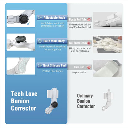 Komfortable große Zehe Richtungs-Schiene Manschette