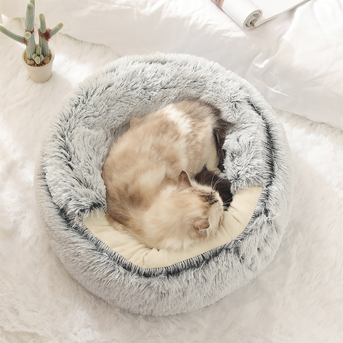 SnugPaws – Kuscheliges Plüschbett für Hunde & Katzen