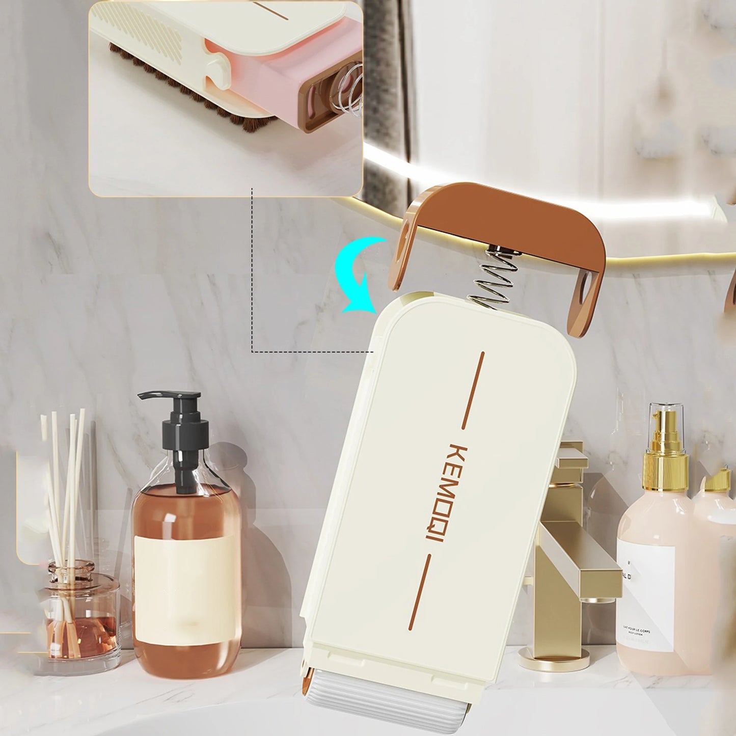 Larey™ - Multifunktionaler Seifenhalter & Schaumbox mit rutschfester Basis