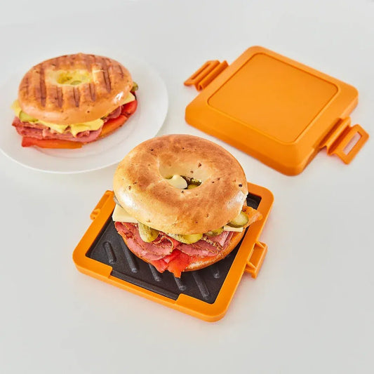 Kompakter Mikrowellen-Toastie-Sandwichmaker für schnelle Snacks