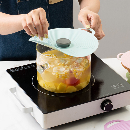 SealTight™ - Luftdichter Silikondeckel für Schüsseln mit Saugnapf