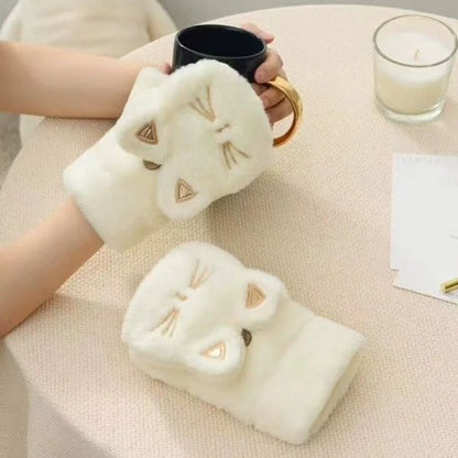 PawWarm™ - Beheizte, fingerlose Arbeitshandschuhe für Katzenpfoten