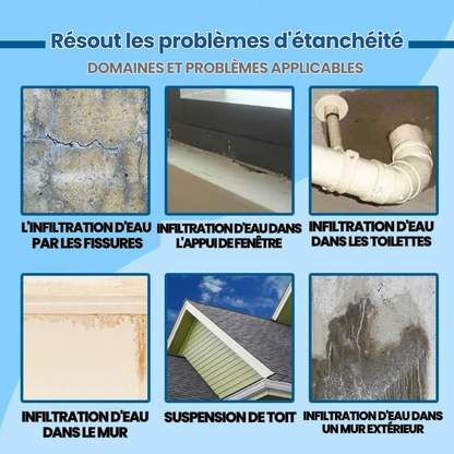 Wasserdichtes Dichtmittel für langanhaltenden Leckschutz im Haushalt