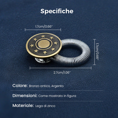 SpringLatch™ - Metallknopf-Verlängerung für Jeans