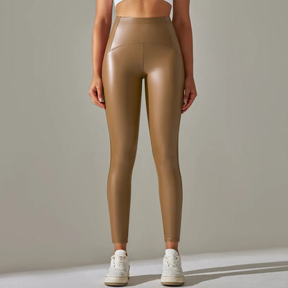 Woolenova™ | Eleganz und Komfort in Lederleggings