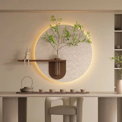 LunaGlow - Minimalistische Mondwandlampe Kunst