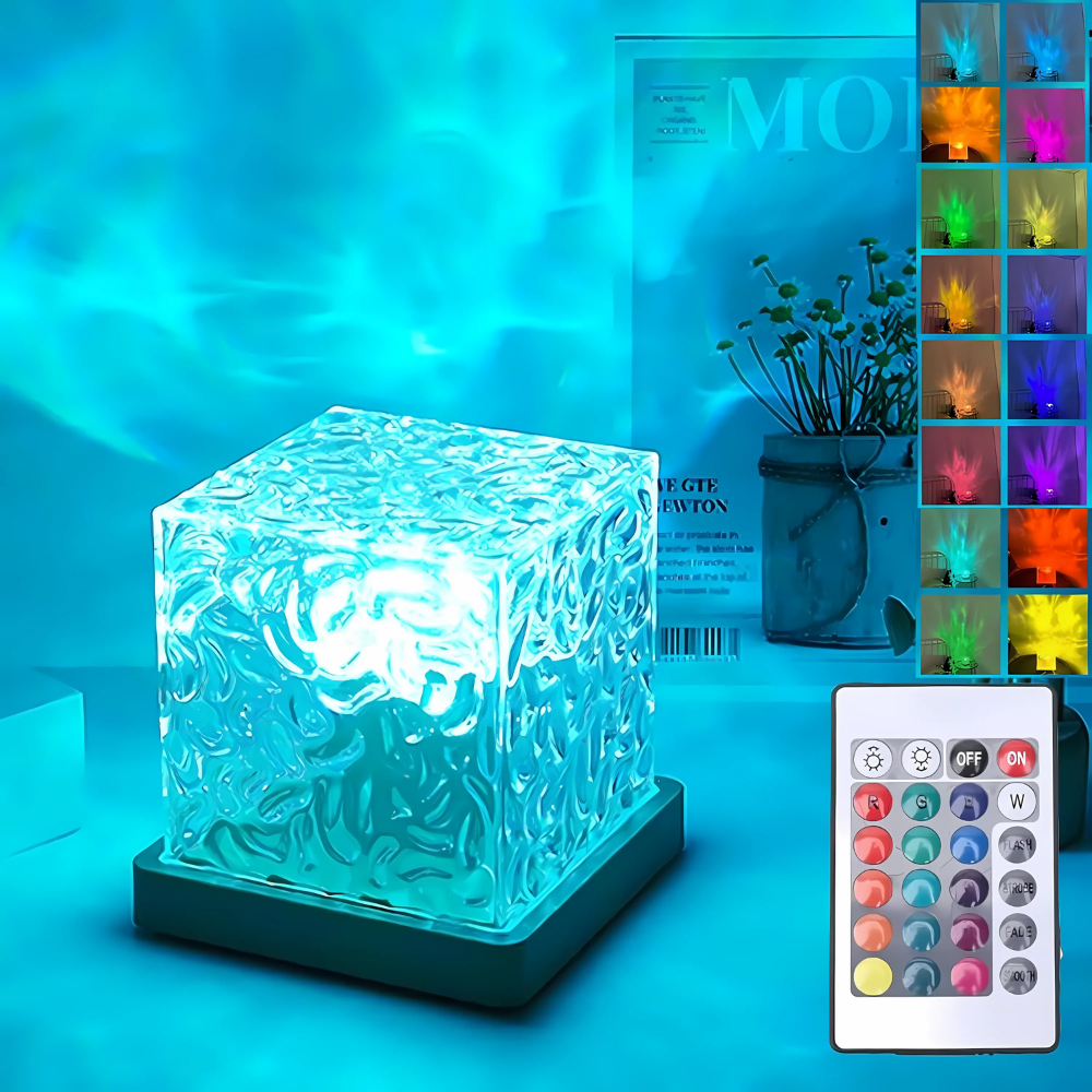 Beruhigende Ozeanwellen-Stimmungslampe für entspannte Atmosphäre