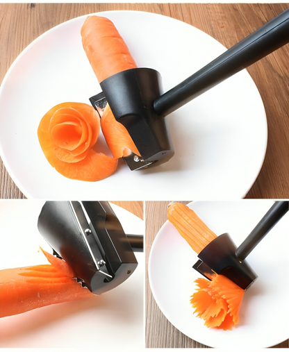 BlossomCut™ | Blumenähnlicher Spiralschneider für Gemüse