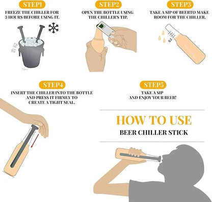 BierWand™ - Edelstahl Bierkühler-Stab für kühle Biere