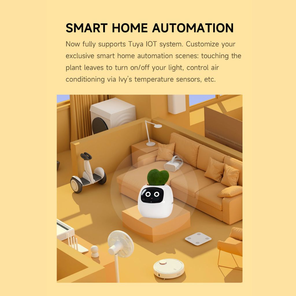 Moderner selbstbewässernder Pflanzentopf für den Innenbereich