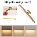 Magnetische Holzlampe, dimmbar und kabellos