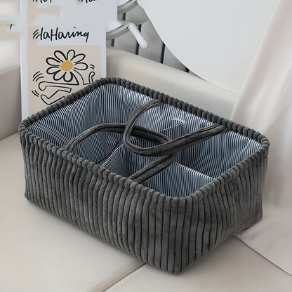 StorEase™ - Polyester Aufbewahrungskorb mit Fächern