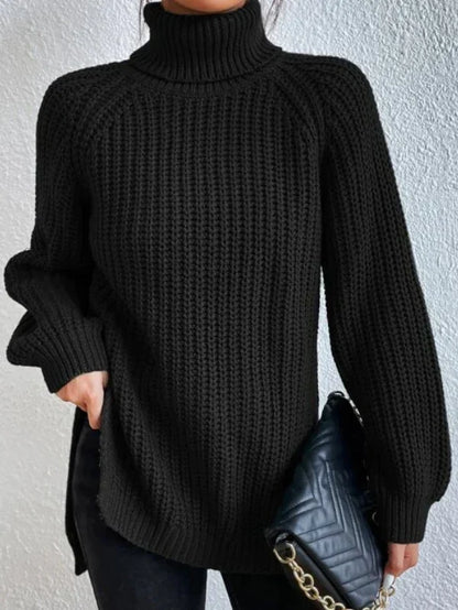 Cordula™ | Rollkragenpullover mit langen Ärmeln