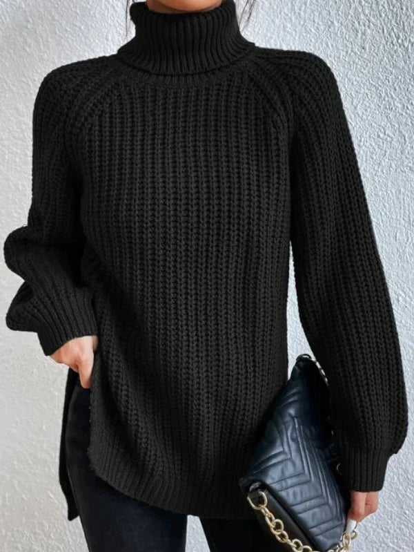 Cordula™ | Rollkragenpullover mit langen Ärmeln
