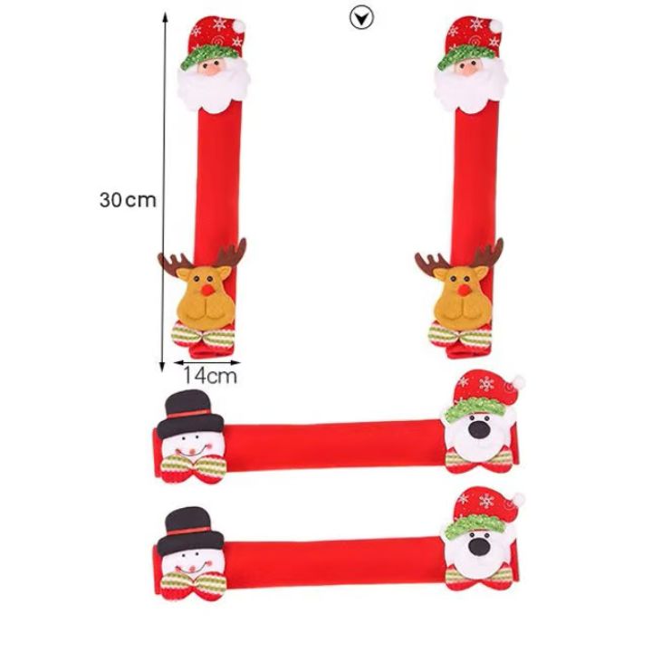 FrostyGrips™ - Weihnachtliche Schneemann-Türgriffabdeckungen