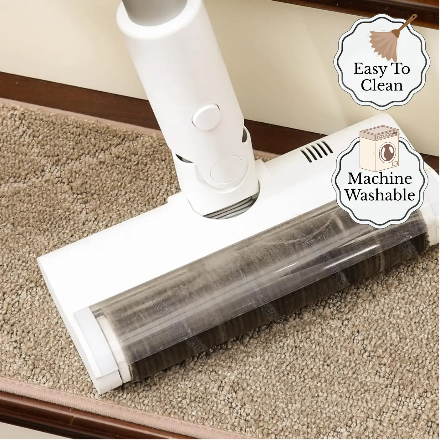 Klarer rutschfester Treppenfilm für sicherere Stufen