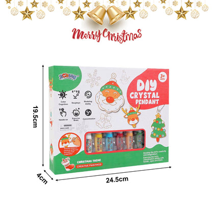 SparkleCraft™ - DIY Kristall-Anhänger Malset für kreative Schmuckherstellung