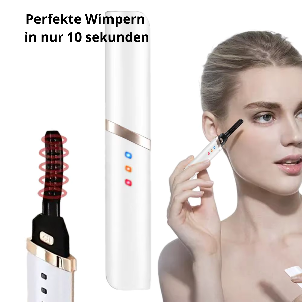 Quick-Glow Wimpernzange für mühelosen, langanhaltenden Schwung