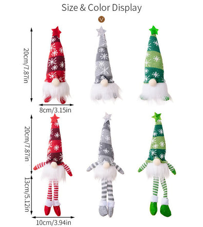 CozyNest™ - Nordischer LED-Weihnachtszwerg Figuren-Dekor