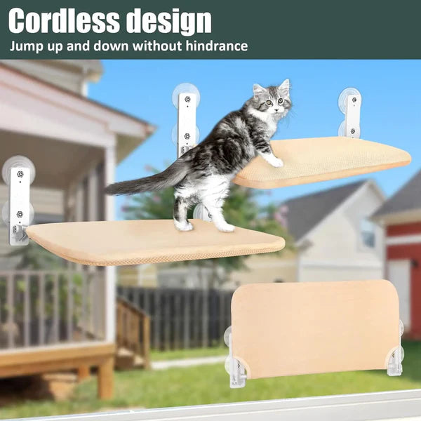 PurrNest™ Gemütliches Katzen-Fensterhängemattenbett