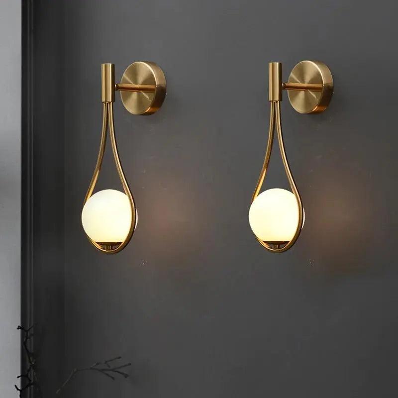 Lunavero Lampe an der Wand mit stilvoller Lichtwirkung