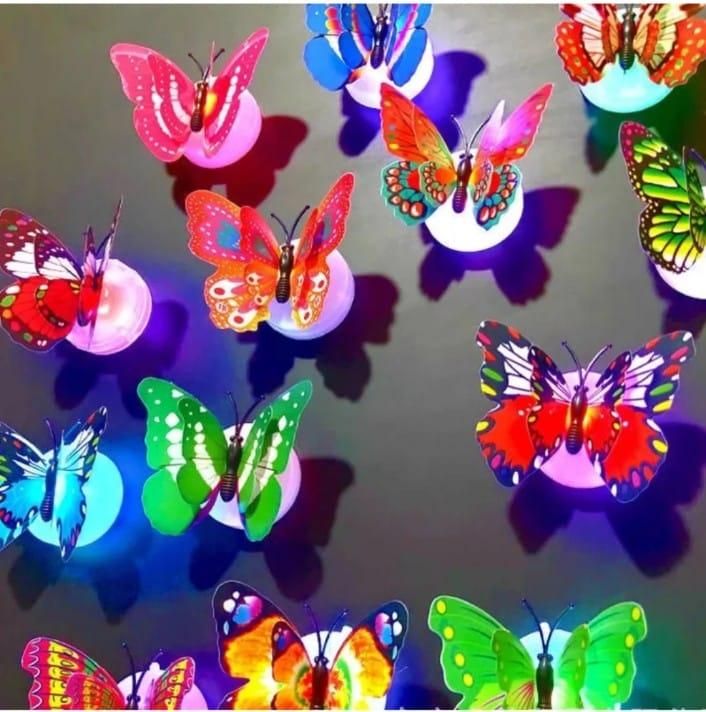 3D Schmetterling LED Feen-Nachtlicht Dekor