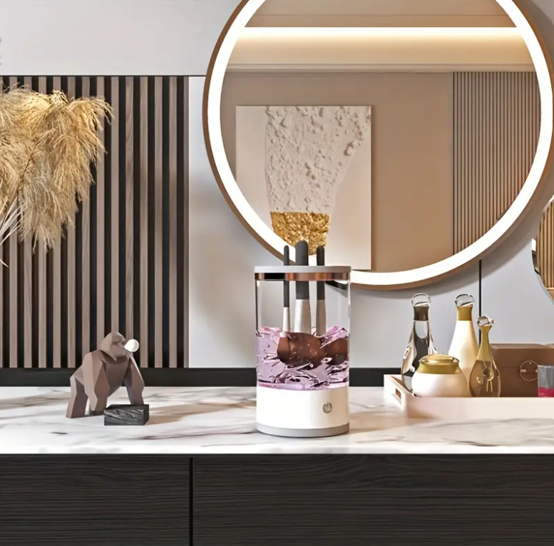 GlowEase™ - Elektrischer Make-up-Pinselreiniger und Trockner Spa