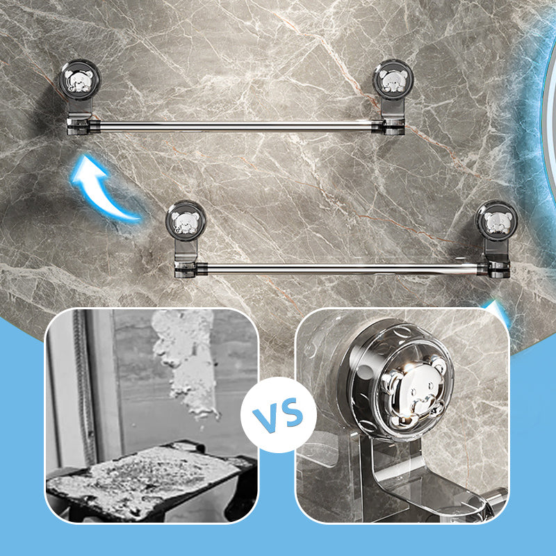 Verstellbarer Handtuchhalter mit Saugnapf für Küche und Bad