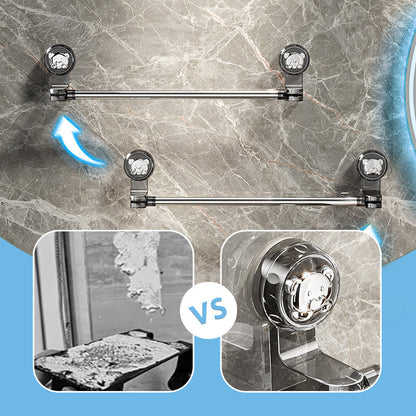 Verstellbarer Handtuchhalter mit Saugnapf für Küche und Bad