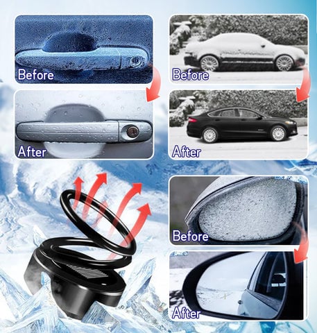 Tragbarer Solar-Autoheizer für Wärme und Komfort im Winter