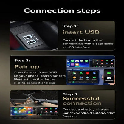 DriveSync™ - Kabelloser CarPlay-Adapter für freihändiges Fahren