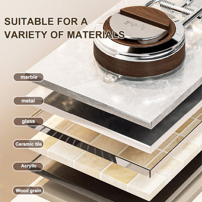 Eleganter, bohrfreier Küchenrollenhalter mit Saugnapf-Organizer