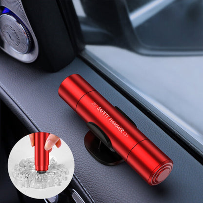 Kompaktes Autosicherheitswerkzeug mit Glasbrecher und Gurtschneider