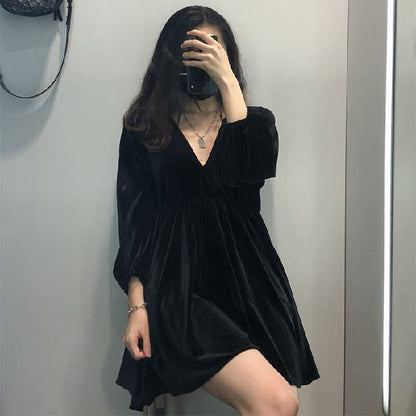 Velvet Vibe™ | Minikleid aus Samt