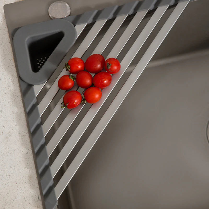 RackMate™ Dreieckiger Geschirrabtropfständer zur Küchenorganisation