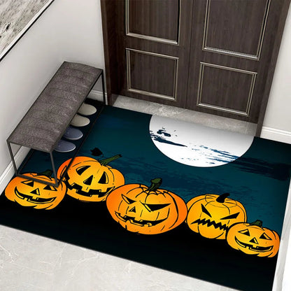 Halloween Gruselige Willkommen Fußmatte für die Haustürdekoration