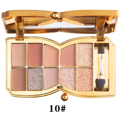 ShimmerGlam™ | 10 Farben Sparkle Shimmer Lidschatten-Palette