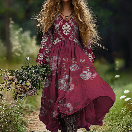Hanna™ | Kleid mit Blumendruck im Vintage-Stil