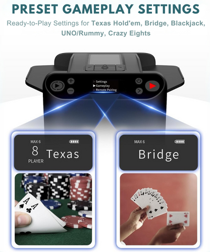 Klassisches Holztablett für Kartengeber