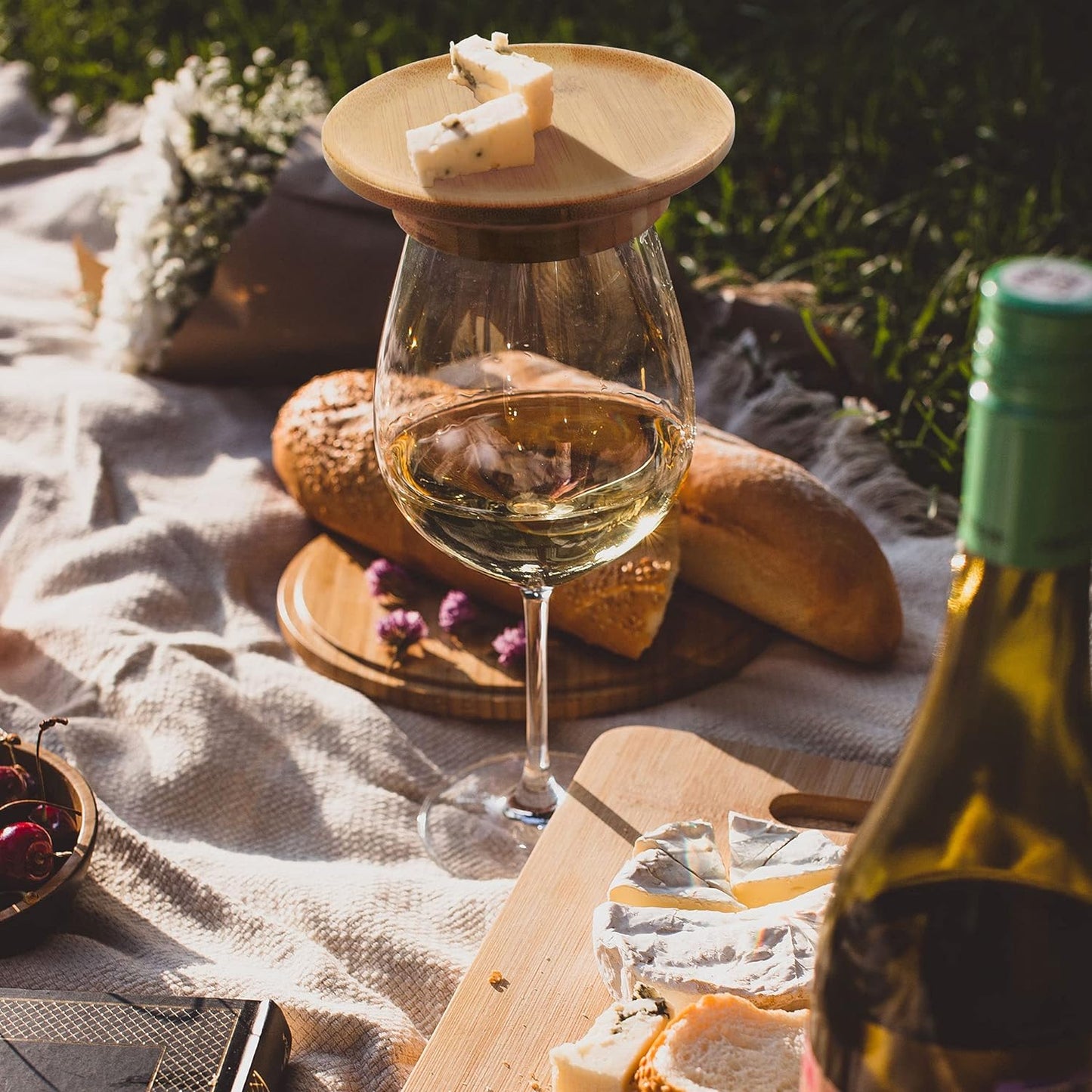 WineDish™ - Weinplatte für Glashalterung