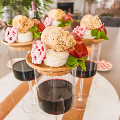 WineDish™ - Weinplatte für Glashalterung
