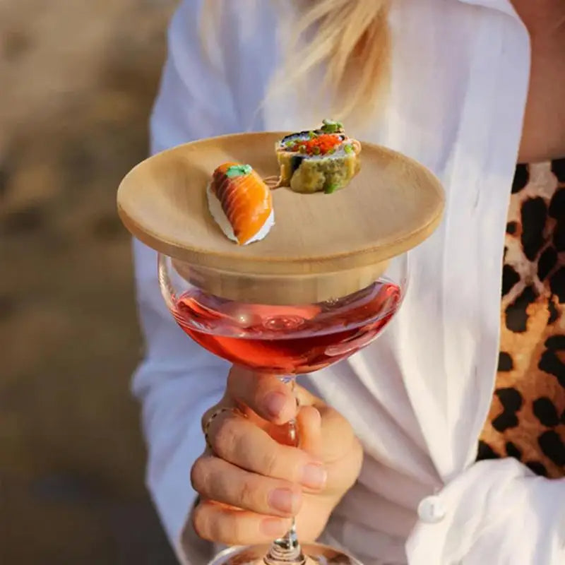 WineDish - Weinplatte für Glashalterung