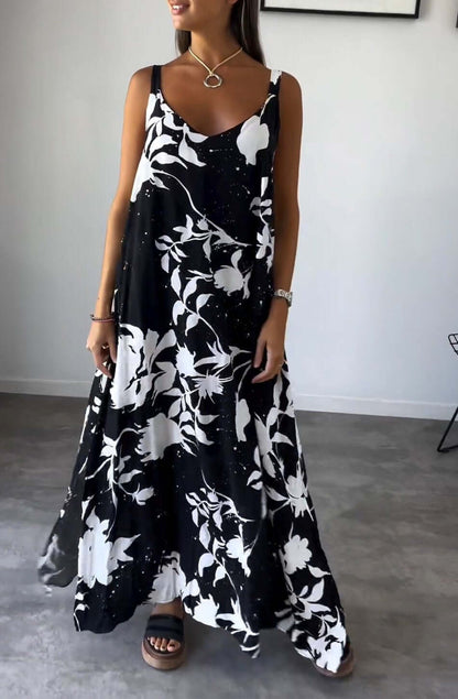 Elynn™ | Bequemes bedrucktes Kleid