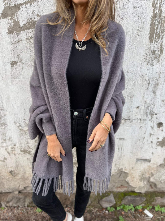 Torch | Trendy wrap sweater with long sleeves