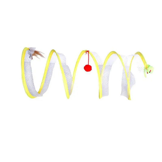 Pretspiraal™ | Interaktive Kätzchen-Tunnelröhre mit Spielball