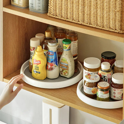 Turna™ | Runder Küchen-Drehteller Organizer mit 2 Etagen