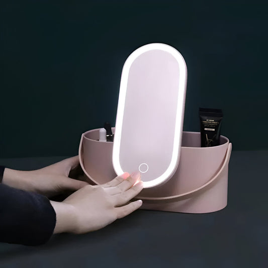 GlamBox™ | Organisieren Sie Ihr Make-up mit LED-Beleuchtung