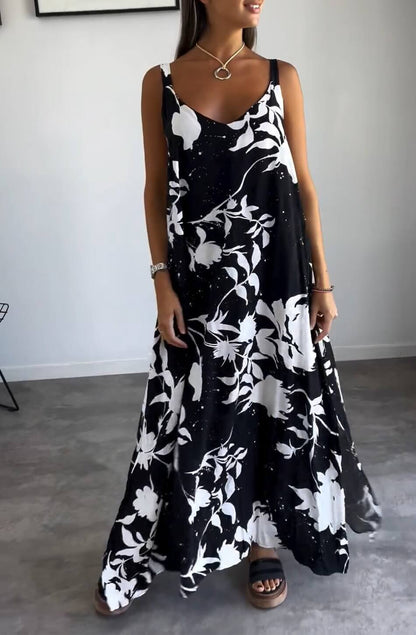 Elynn™ | Bequemes bedrucktes Kleid