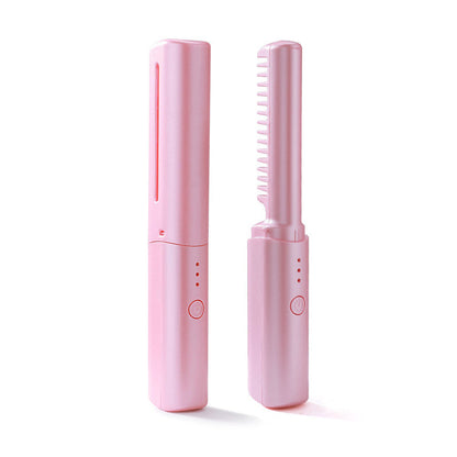 HairGlam™️ | 2 in 1 elektrischer Kamm / Lockenstab und Glätteisen