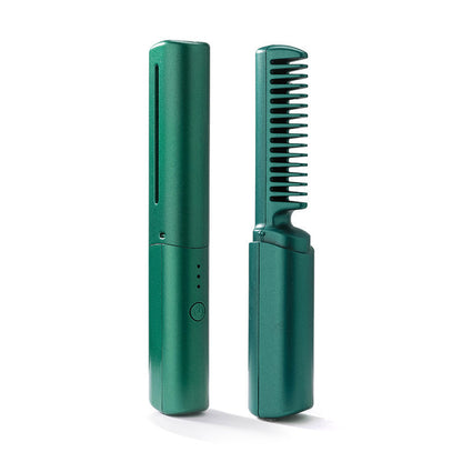 HairGlam™️ | 2 in 1 elektrischer Kamm / Lockenstab und Glätteisen